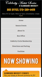 Mobile Screenshot of celebrityartistseries.com